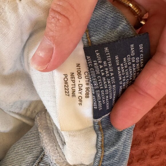 Fidelity Denim Jeans High Waist Straight Leg - Size 26 - Picture 7 of 7